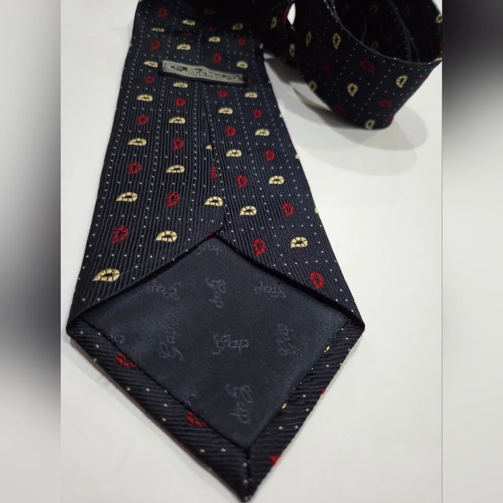 Vtg. Gap Elegant Blue and Gold Men's Tie